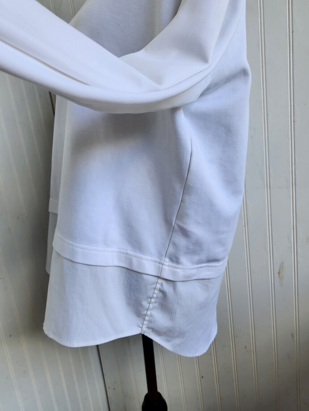 Athleta Women's Gallery White Long Sleeve Tunic Sweatshirt Athleisure Sz L - Picture 10 of 15